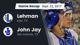 Recap: Lehman  vs. John Jay  2017