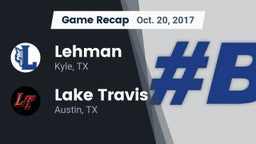Recap: Lehman  vs. Lake Travis  2017