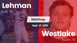 Matchup: Lehman  vs. Westlake  2019