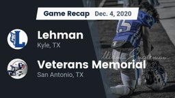 Recap: Lehman  vs. Veterans Memorial 2020