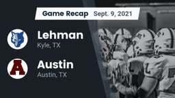 Recap: Lehman  vs. Austin  2021