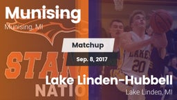 Matchup: Munising  vs. Lake Linden-Hubbell 2017