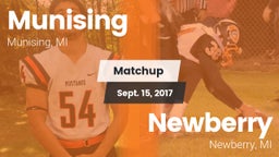 Matchup: Munising  vs. Newberry  2017