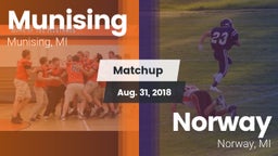 Matchup: Munising  vs. Norway  2018