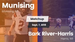 Matchup: Munising  vs. Bark River-Harris  2018
