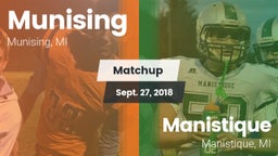 Matchup: Munising  vs. Manistique  2018