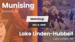 Matchup: Munising  vs. Lake Linden-Hubbell 2018
