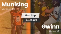 Matchup: Munising  vs. Gwinn  2018