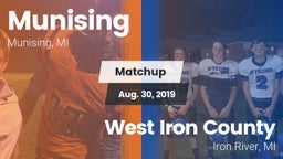 Matchup: Munising  vs. West Iron County  2019