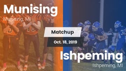 Matchup: Munising  vs. Ishpeming  2019
