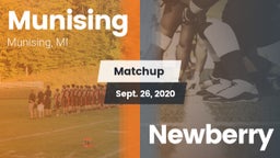 Matchup: Munising  vs. Newberry 2020