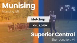 Matchup: Munising  vs. Superior Central  2020