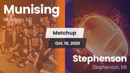 Matchup: Munising  vs. Stephenson  2020