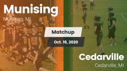 Matchup: Munising  vs. Cedarville  2020