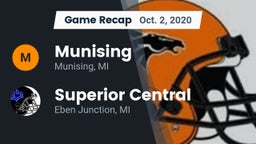 Recap: Munising  vs. Superior Central  2020