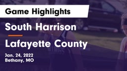 South Harrison  vs Lafayette County  Game Highlights - Jan. 24, 2022