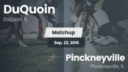 Matchup: DuQuoin  vs. Pinckneyville  2016