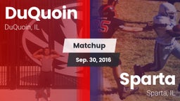 Matchup: DuQuoin  vs. Sparta  2016