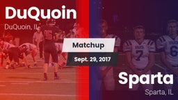 Matchup: DuQuoin  vs. Sparta  2017
