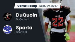 Recap: DuQuoin  vs. Sparta  2017