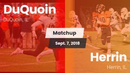 Matchup: DuQuoin  vs. Herrin  2018
