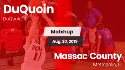 Matchup: DuQuoin  vs. Massac County  2019
