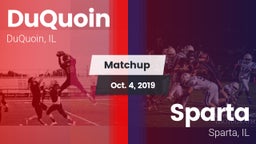 Matchup: DuQuoin  vs. Sparta  2019