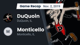 Recap: DuQuoin  vs. Monticello  2019
