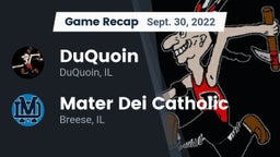 Recap: DuQuoin  vs. Mater Dei Catholic  2022