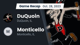 Recap: DuQuoin  vs. Monticello  2023
