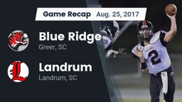 Recap: Blue Ridge  vs. Landrum  2017