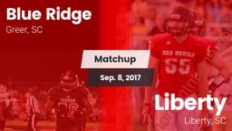 Matchup: Blue Ridge High vs. Liberty  2017