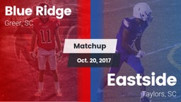 Matchup: Blue Ridge High vs. Eastside  2017