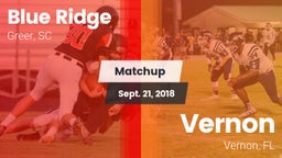 Matchup: Blue Ridge High vs. Vernon  2018