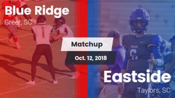 Matchup: Blue Ridge High vs. Eastside  2018