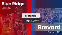 Matchup: Blue Ridge High vs. Brevard  2019