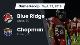 Recap: Blue Ridge  vs. Chapman  2019