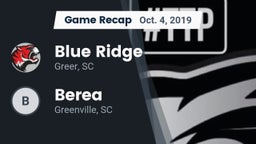 Recap: Blue Ridge  vs. Berea  2019
