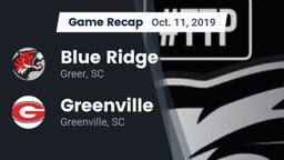 Recap: Blue Ridge  vs. Greenville  2019