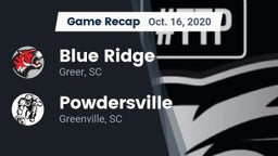 Recap: Blue Ridge  vs. Powdersville  2020