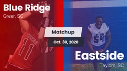 Matchup: Blue Ridge High vs. Eastside  2020