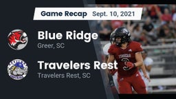 Recap: Blue Ridge  vs. Travelers Rest  2021