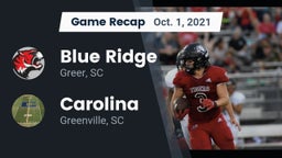 Recap: Blue Ridge  vs. Carolina  2021