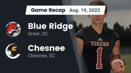 Recap: Blue Ridge  vs. Chesnee  2022