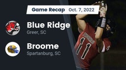 Recap: Blue Ridge  vs. Broome  2022