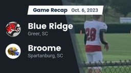 Recap: Blue Ridge  vs. Broome  2023