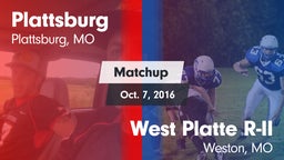 Matchup: Plattsburg High vs. West Platte R-II  2016