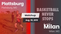 Matchup: Plattsburg High vs. Milan  2019