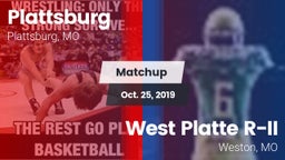 Matchup: Plattsburg High vs. West Platte R-II  2019