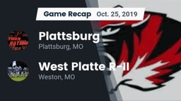Recap: Plattsburg  vs. West Platte R-II  2019